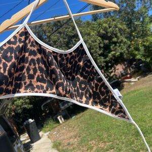 animal print bra top🐾